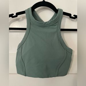 Lululemon racerback sports bra jade green